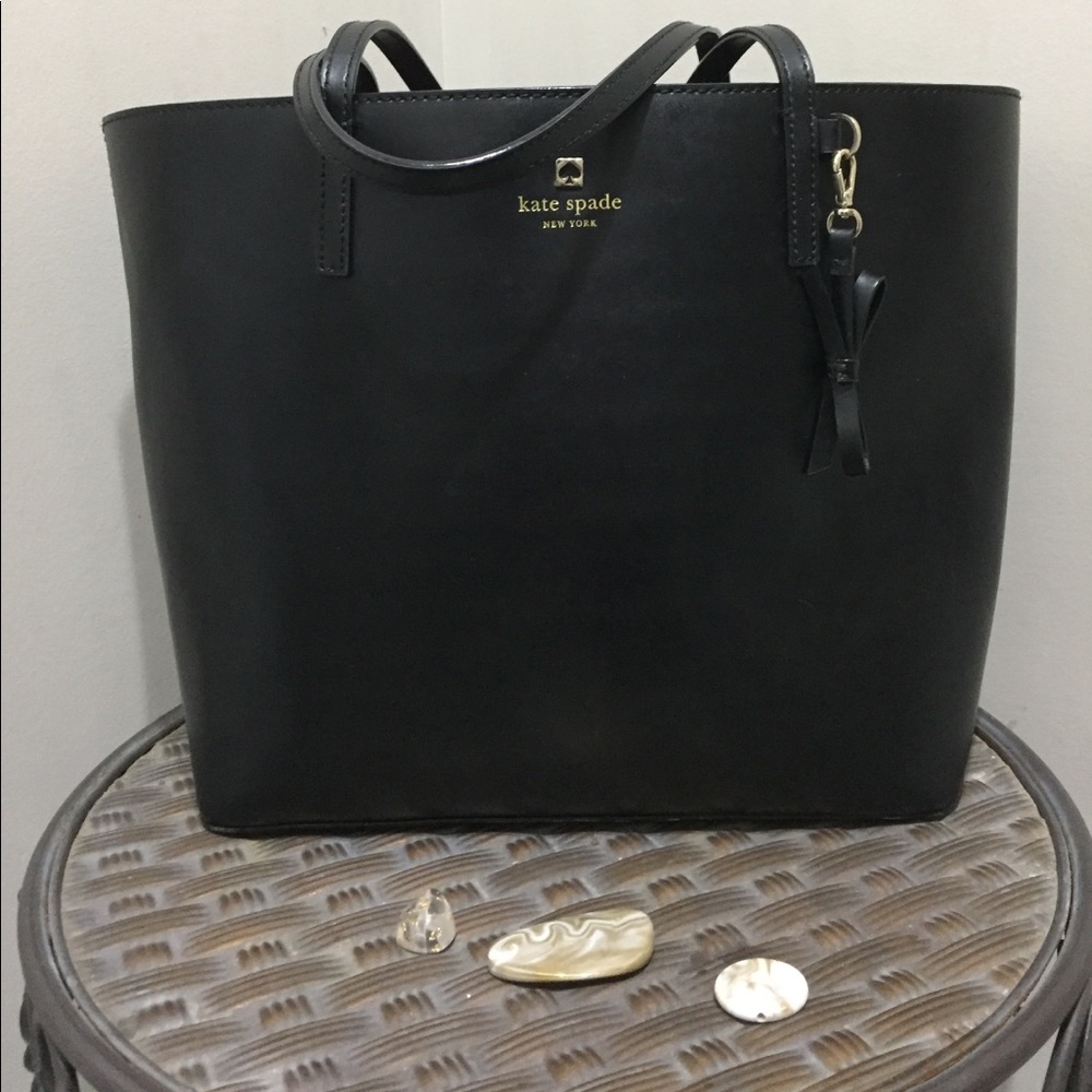 kate spade black tote