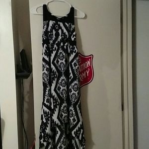 Black and white dress