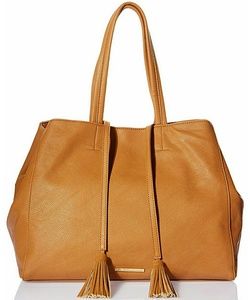 NWT! BCBGENERATION Brown/Tan tassel Tote