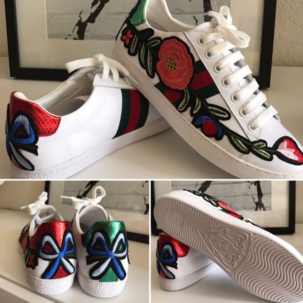 💥NEW GUCCI Ace embroidered low-top sneaker 💥