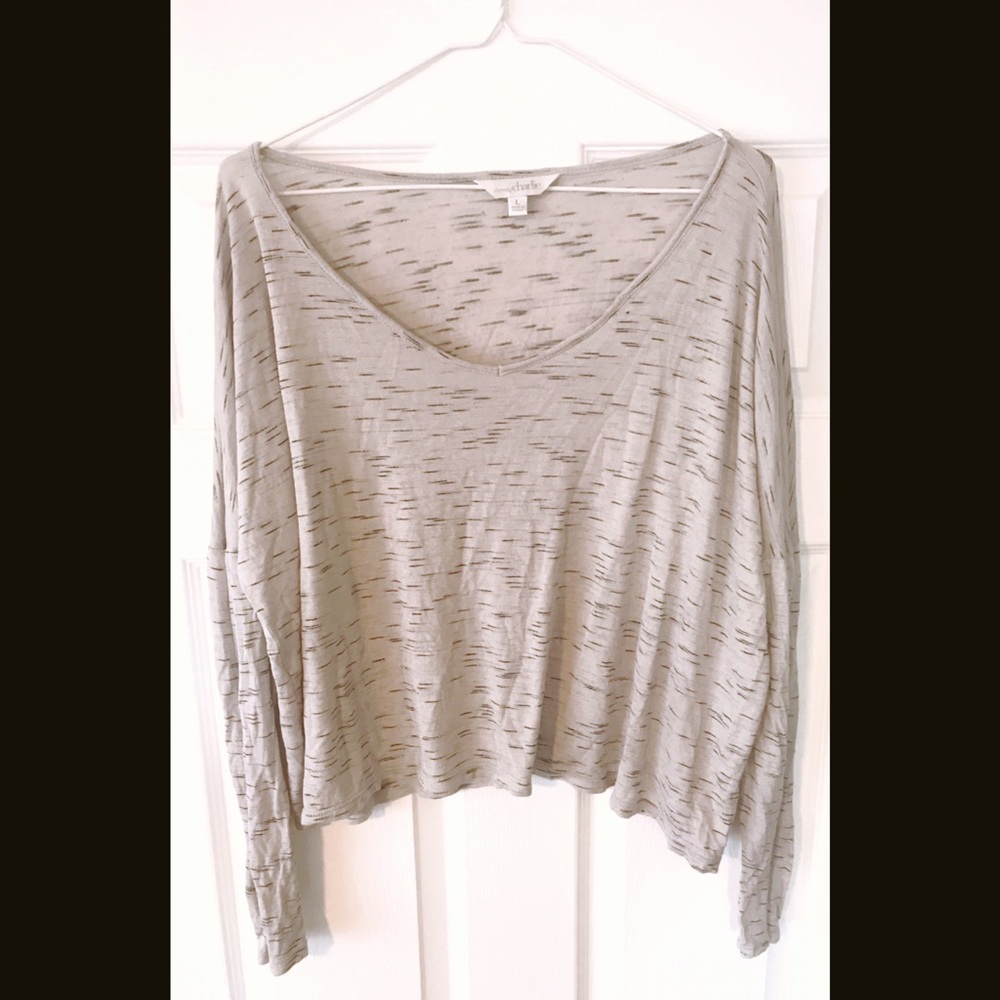 Charming Charlie Grey dolman knit top