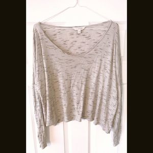 Charming Charlie Grey dolman knit top