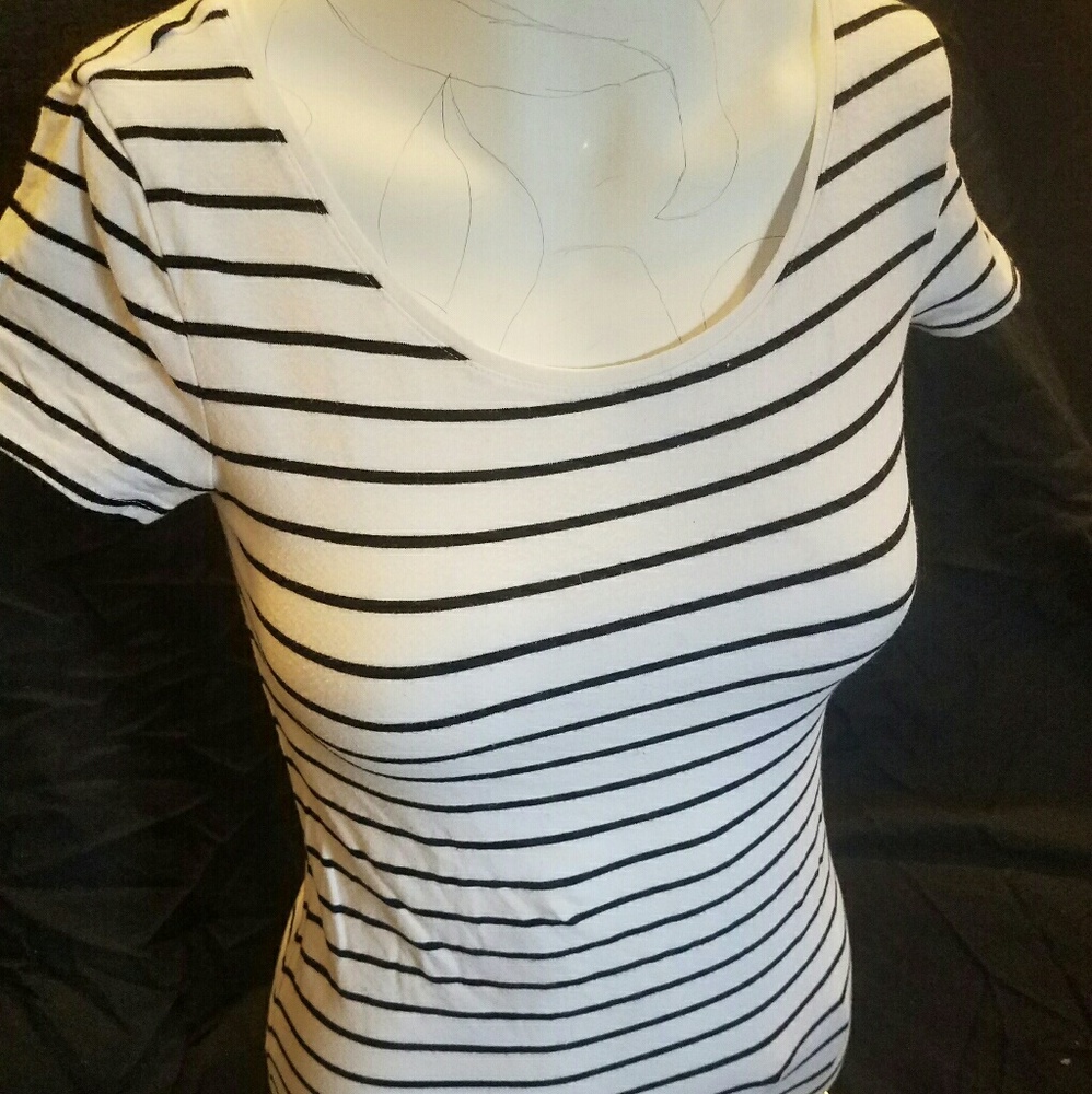 Striped cotton t shirt