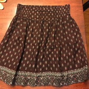 Abercrombie & Fitch cotton print skirt
