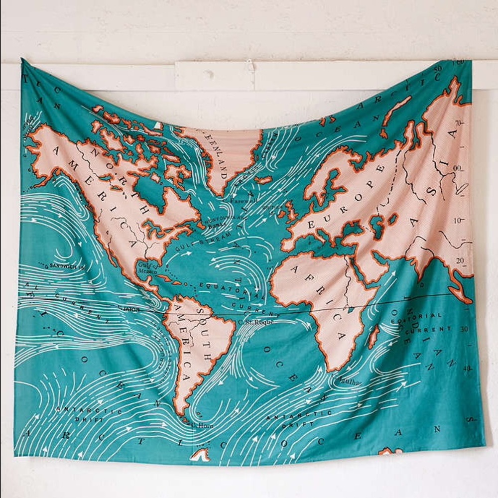 UO 4040 Locust Ocean Current Tapestry