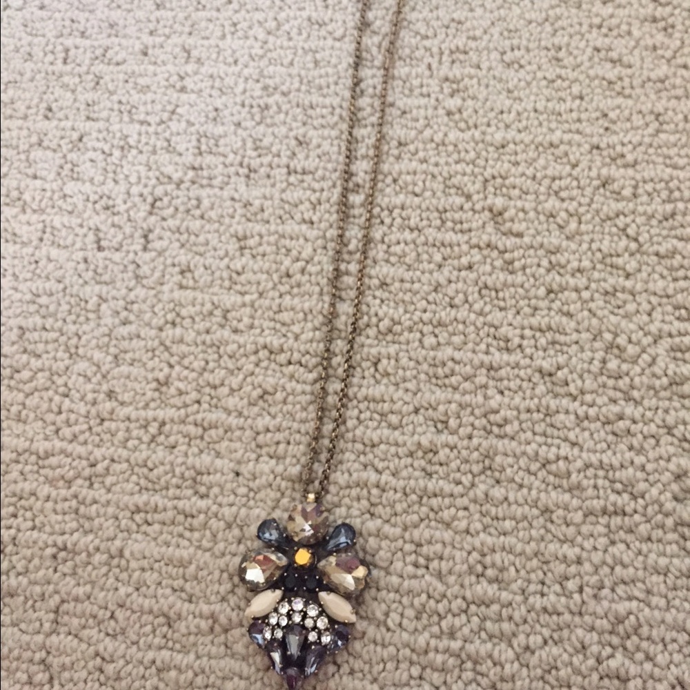 J. Crew Medium length pendant necklace
