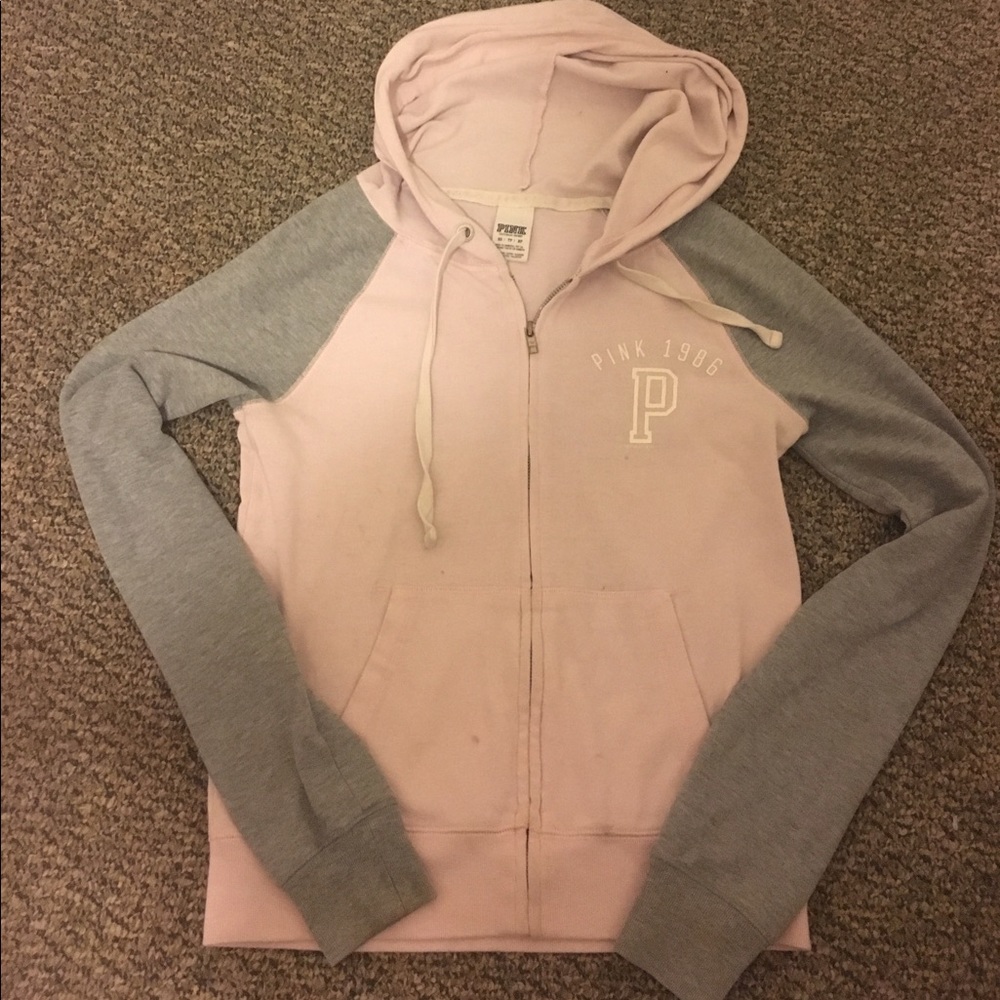 Vs pink zip up