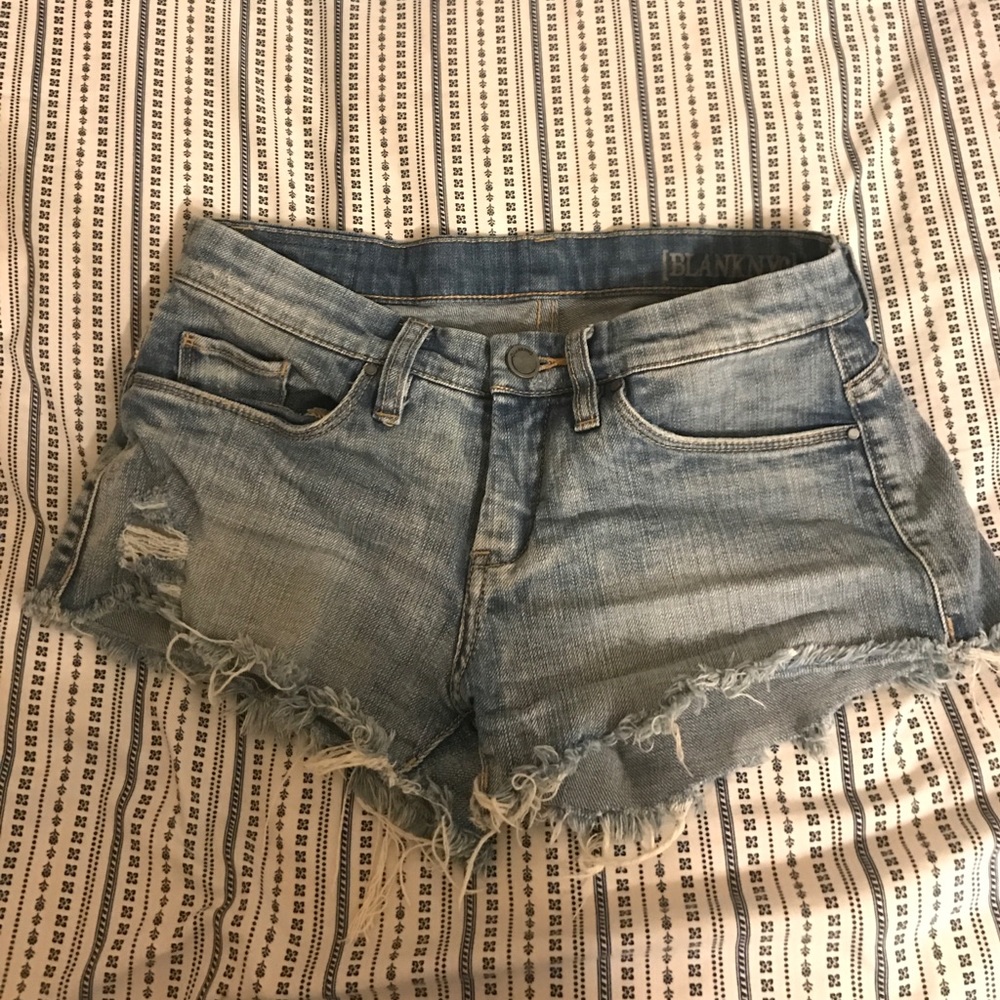 Blank NYC jean shorts 25