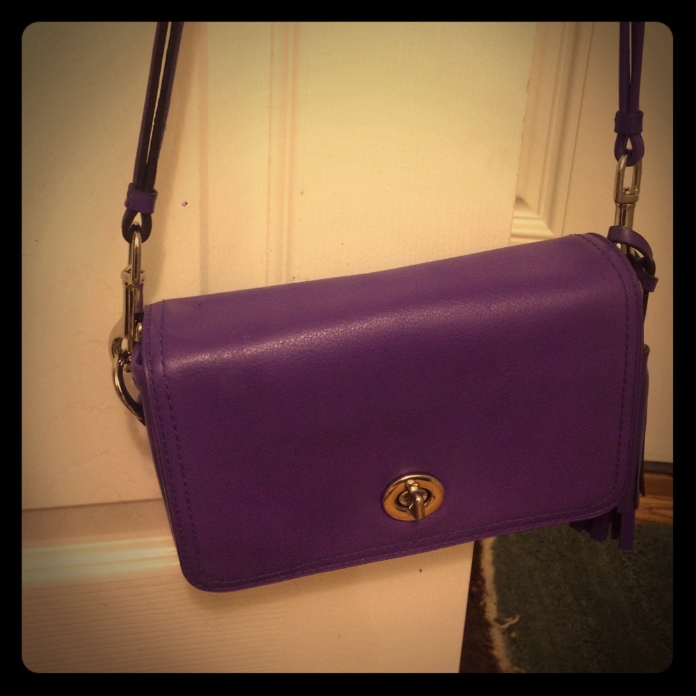 ❌NOT FOR SALE❌ Small Purple Coach Purse!