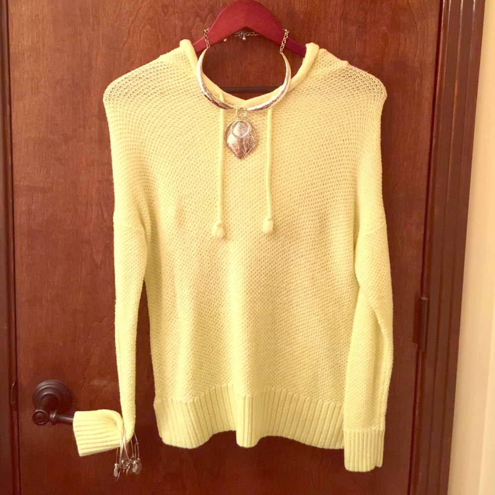 Neon yellow light weight sweater
