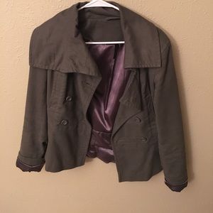 Top shop military green jacket