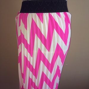Lularoe 2Xl Jill Skirt pink/white nwt