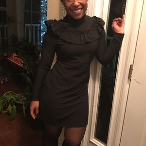 Long sleeve black h&m dress
