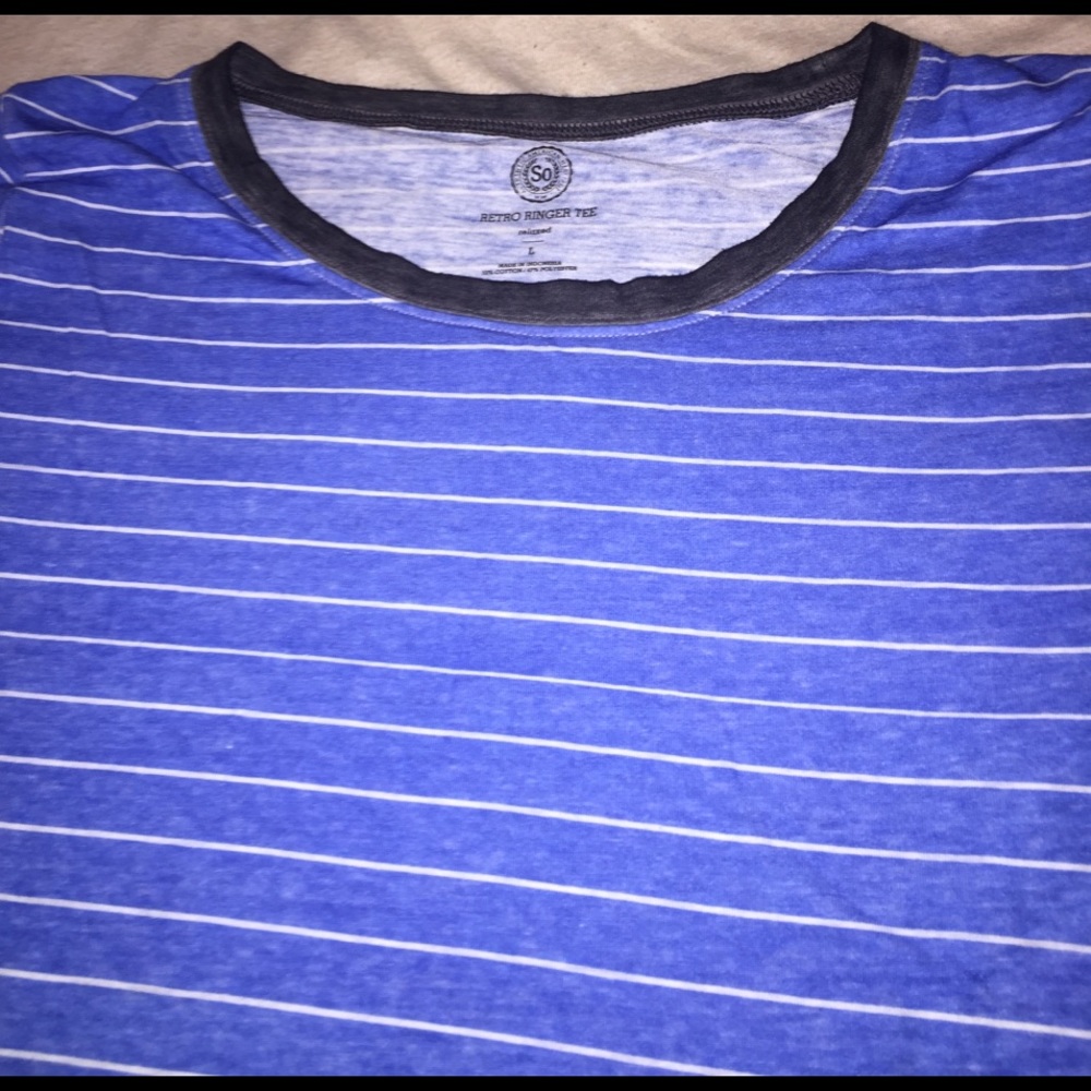 Retro ringer tee size Large