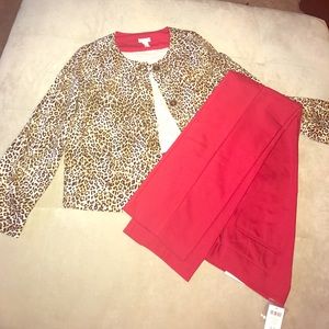 Leopard Print Crop Jacket