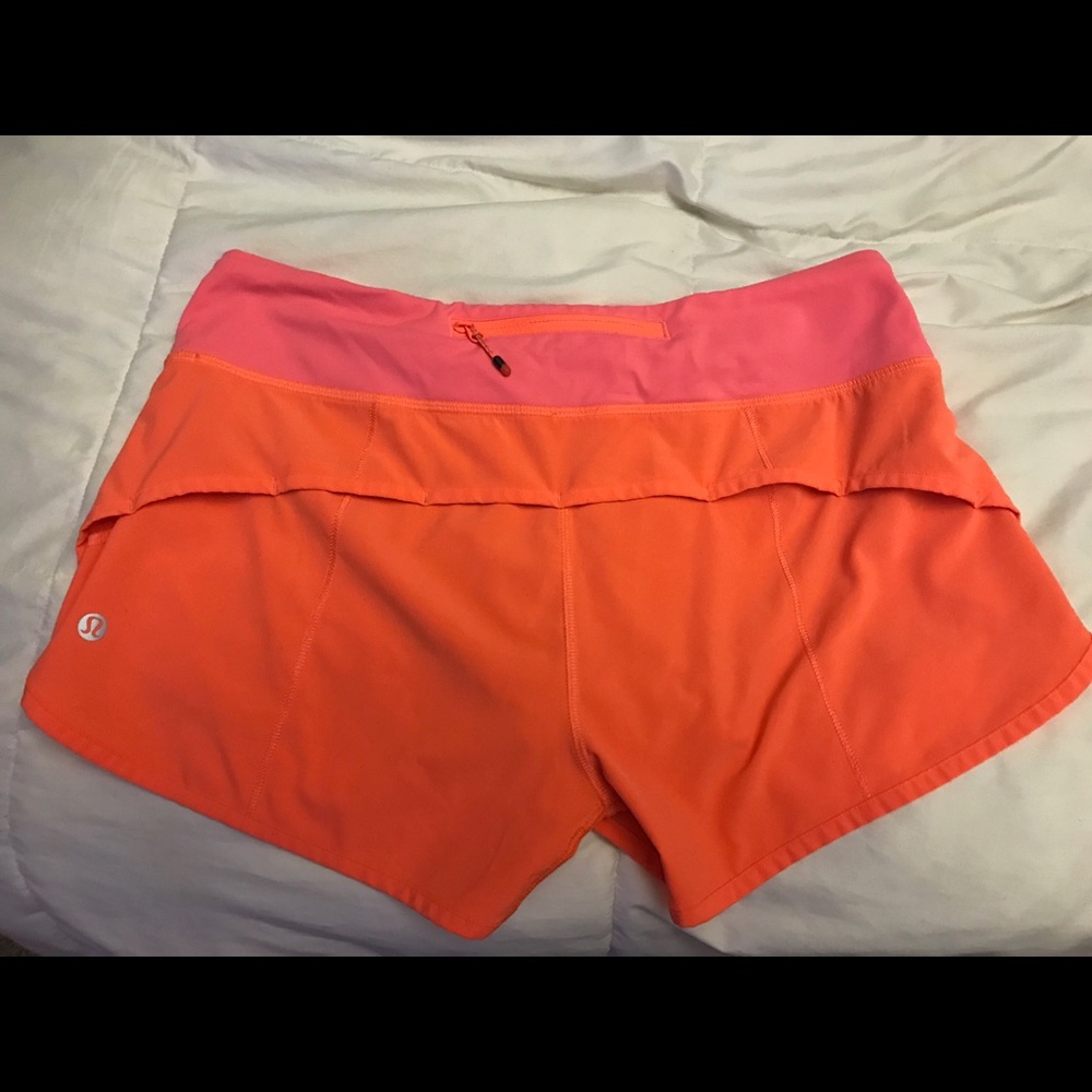 Lululemon speed shorts