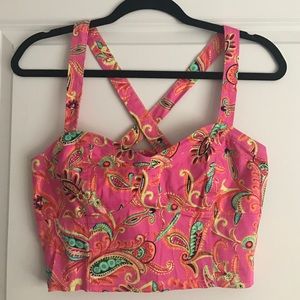 Aeropostale Bustier Crop Top