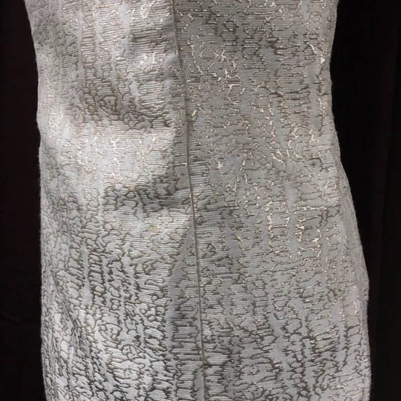 Mustard Seed sz M Metallic Cage Back Sheath Dress - Picture 4 of 4