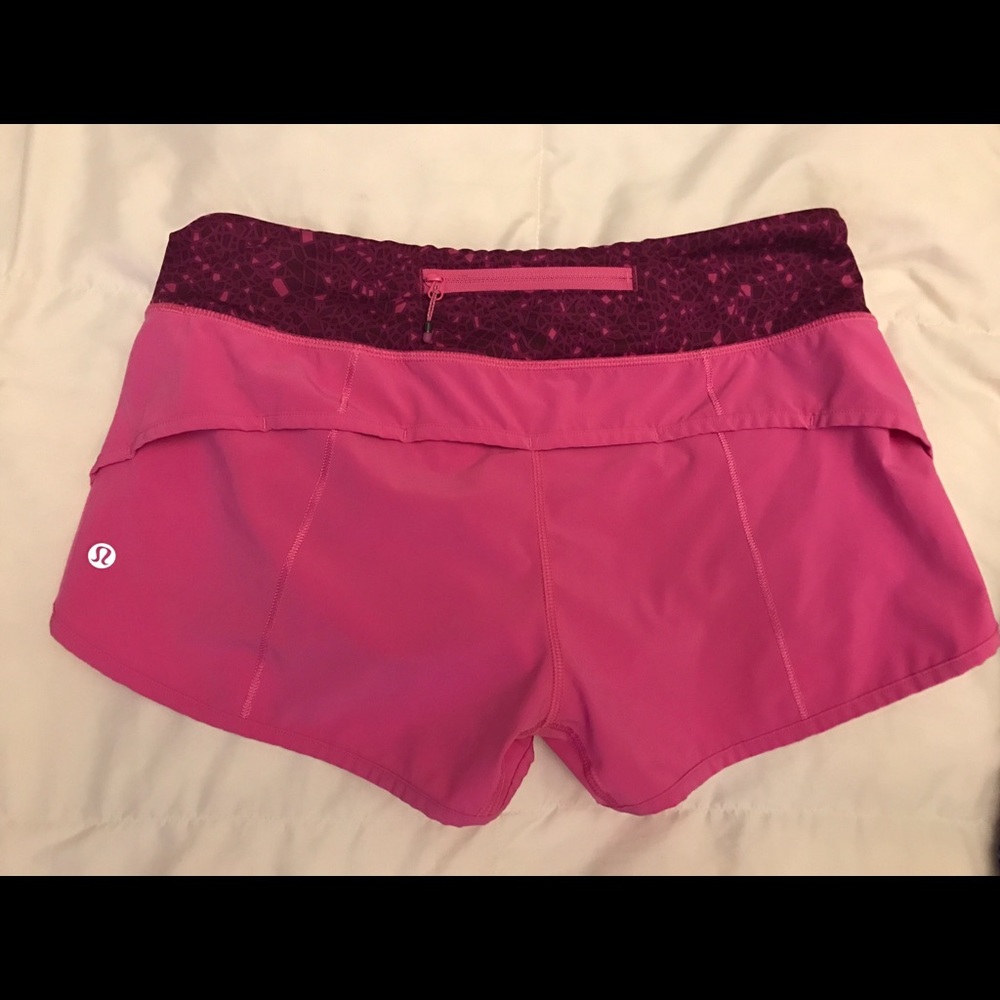 Lululemon pink shorts