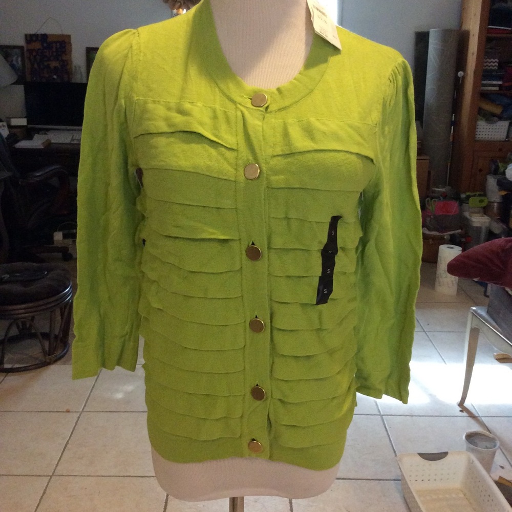 Banana Republic cardigan small green
