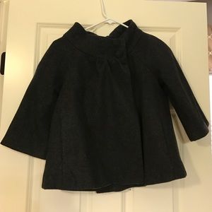Old navy wool short wrap jacket shell