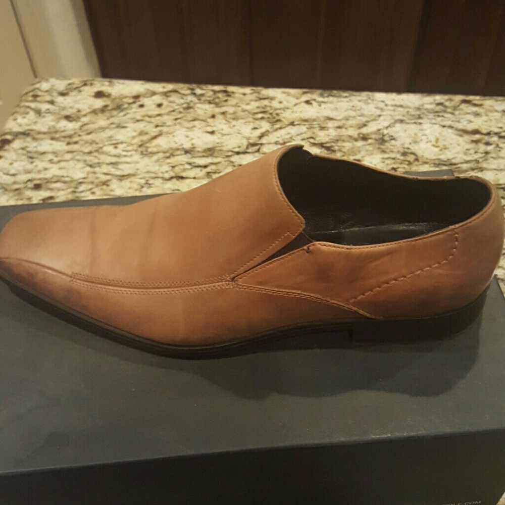 Kenneth Cole Tan Dress Shoes Men 9 medium
