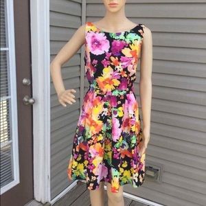 THE LIMITED Floral Sleeveless Dress Size: 10