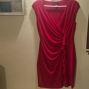 American Living Cap Sleeve Ruffle Dress