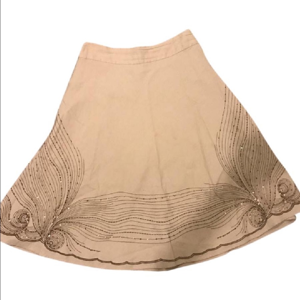 Beige skirt