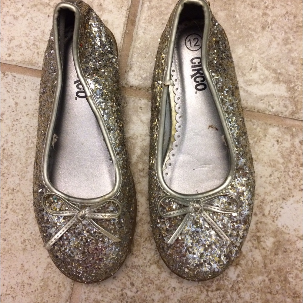 Little Girls Glitter Ballet Flats