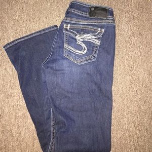 Silver jeans!