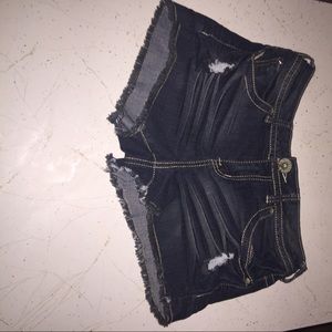Denim shorts