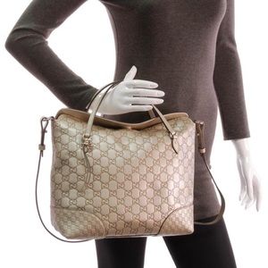 Gucci Bree gold tote