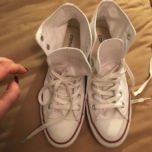 White high top converse!!! Final!