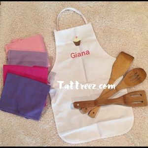 Personalized kids apron