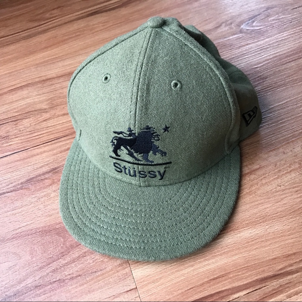 Stussy limited edition green cap
