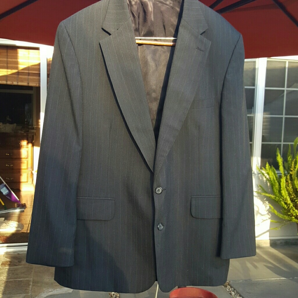 Men's executive collection pinstripe suit