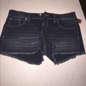 Denim shorts