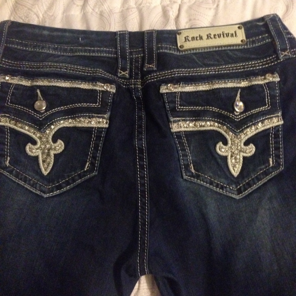 ~*Rock Revival Jeans Size 34 Easy Boot*~