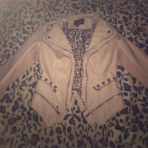 Faux leather jacket