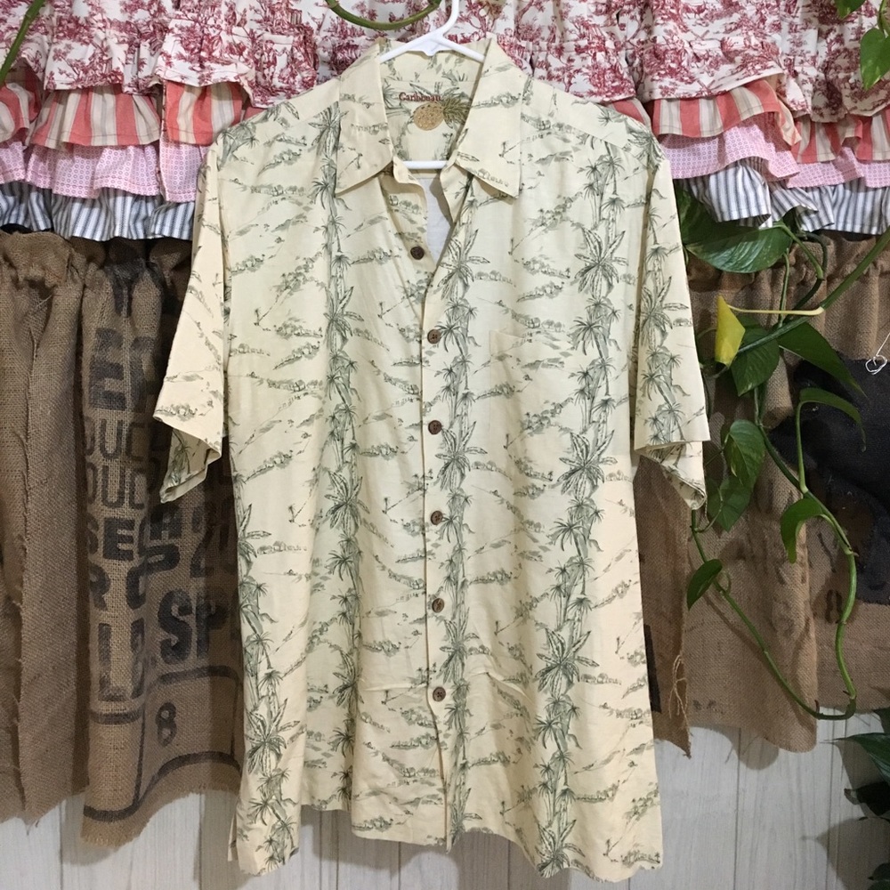 Caribbean men's Lrg shirt!