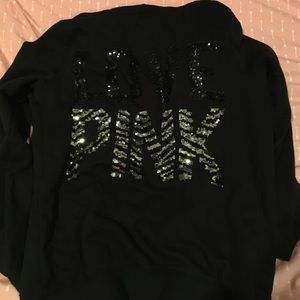 VS pink hoodie jacket