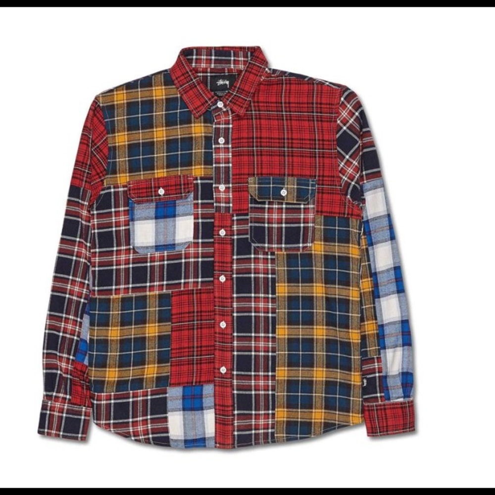 Stussy Mixed Plaid Flannel shirt