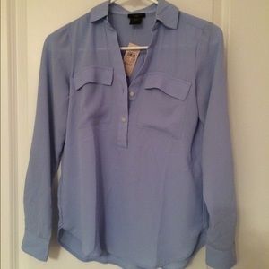 NEVER BEEN WORN - Light Blue, Ann Taylor Blouse.