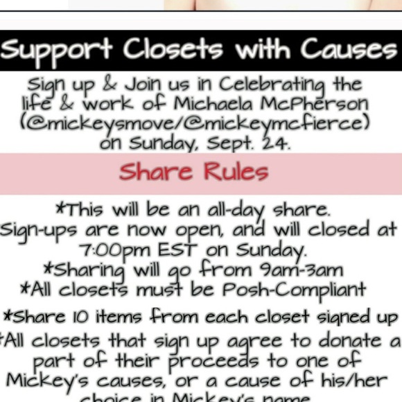 Sunday 9/24 Share Group in Honor of @mickeysmove - Picture 2 of 8