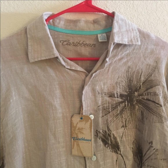 NWT Caribbean Button Down - Picture 2 of 4