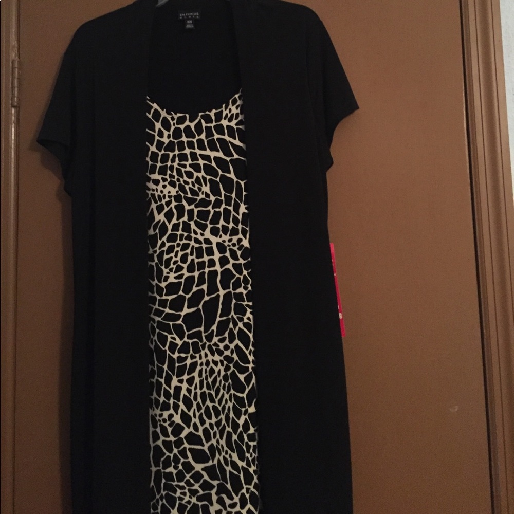 Black and White Dress