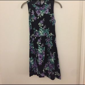 UO mock neck backless dress