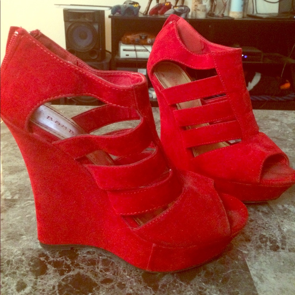 Bamboo wedges SOLD