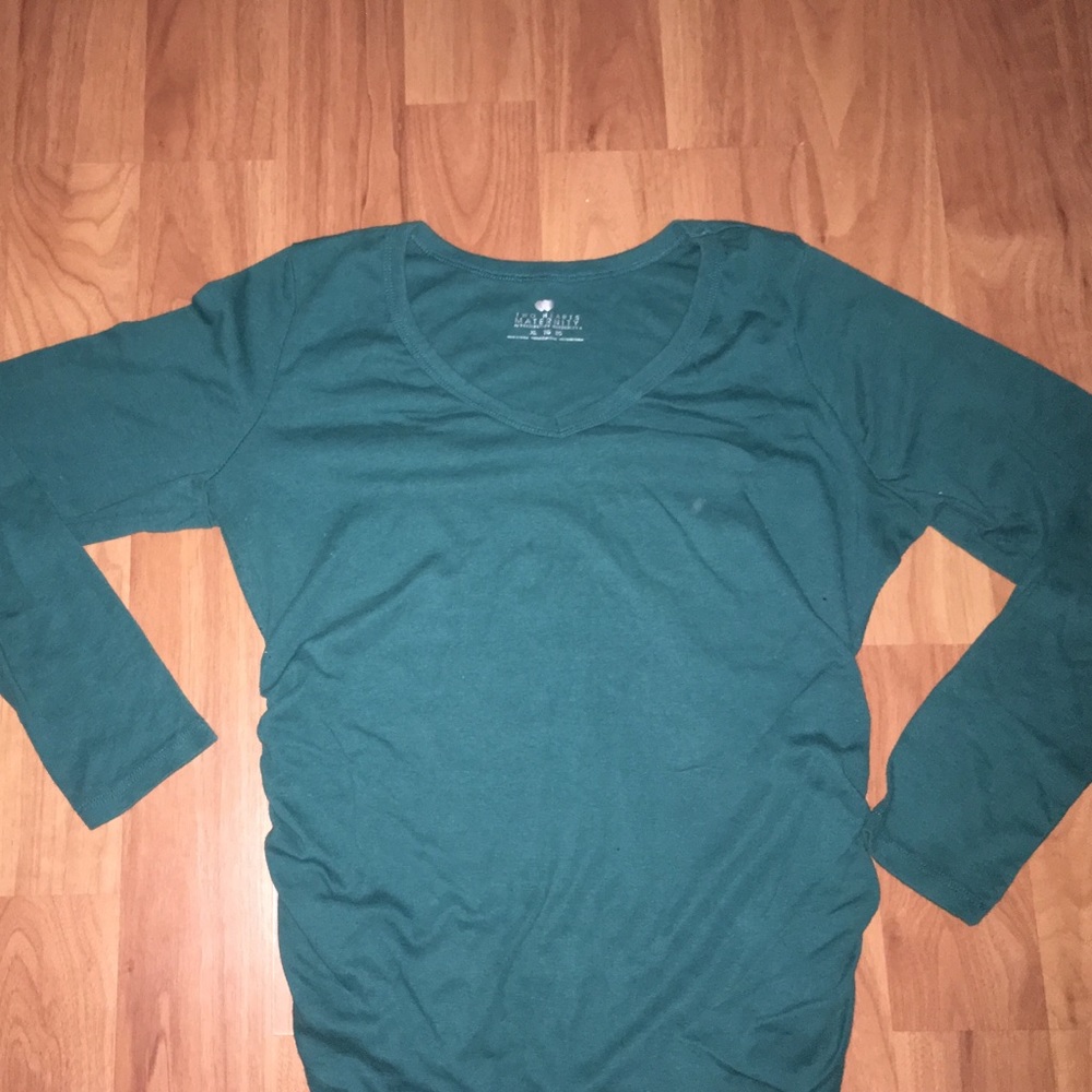 Long sleeve maternity shirt